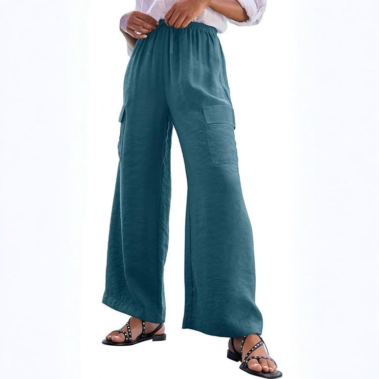 Women Lightweight Jersey Cargo Pants Chic and Style