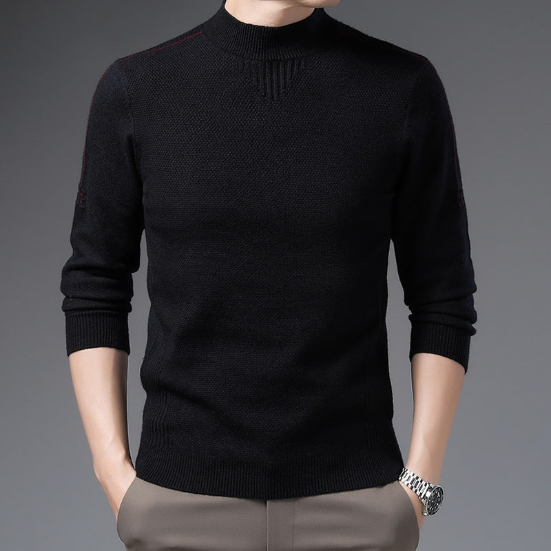 Pullover for men with elegant high collar Chic and Style