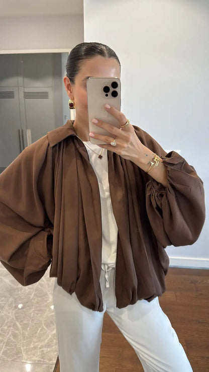 Dames blouson à manches volantes Chic und Stil