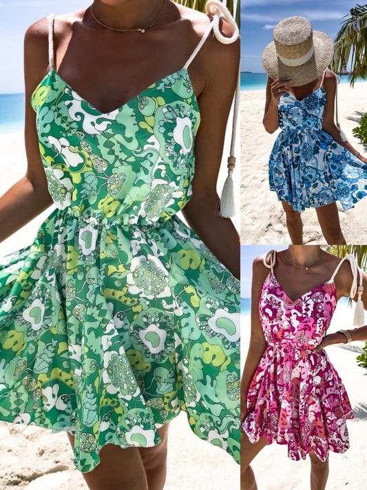 Robe chic et stylée à motif floral pour femmes