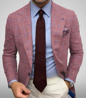 Blazer élégant pour homme avec une fine structure et une coupe moderne Chic und Stil