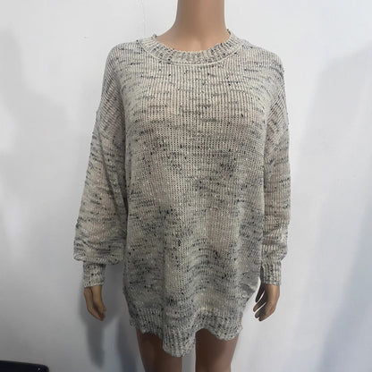 Dames moderne grosse tricot pull Chic und Stil