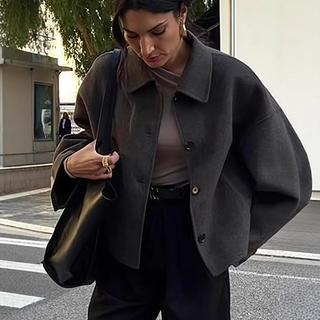 Dames Élégante et confortable veste courte Chic und Stil