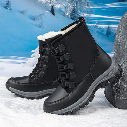 Bottes d'hiver pour femmes avec semelle antidérapante et doublure isolante Chic und Stil