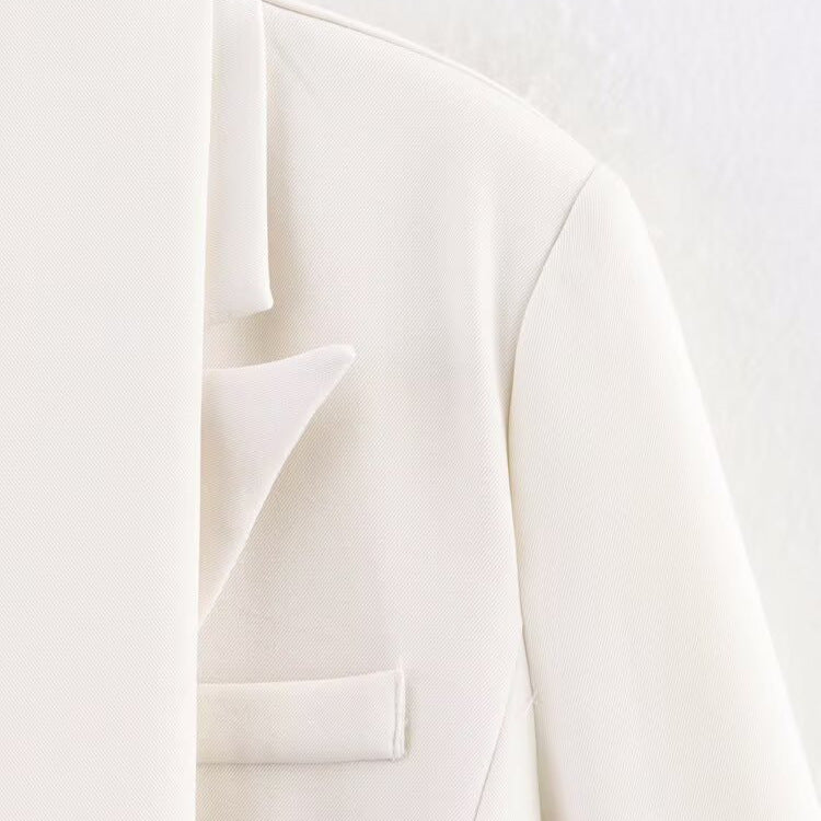 Dames blazer élégant avec foulard amovible Chic und Stil