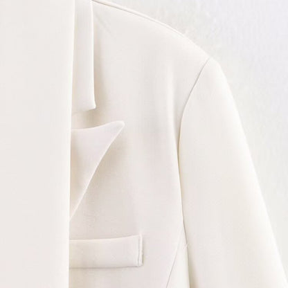 Dames blazer élégant avec foulard amovible Chic und Stil