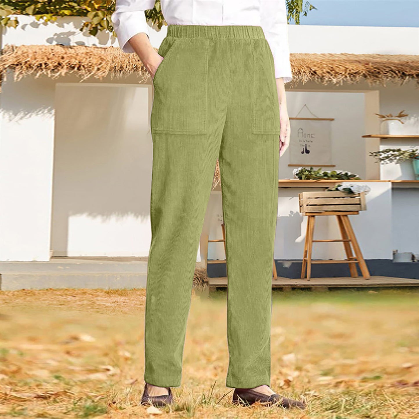 Pantalons larges de loisirs pour femmes Chic und Stil