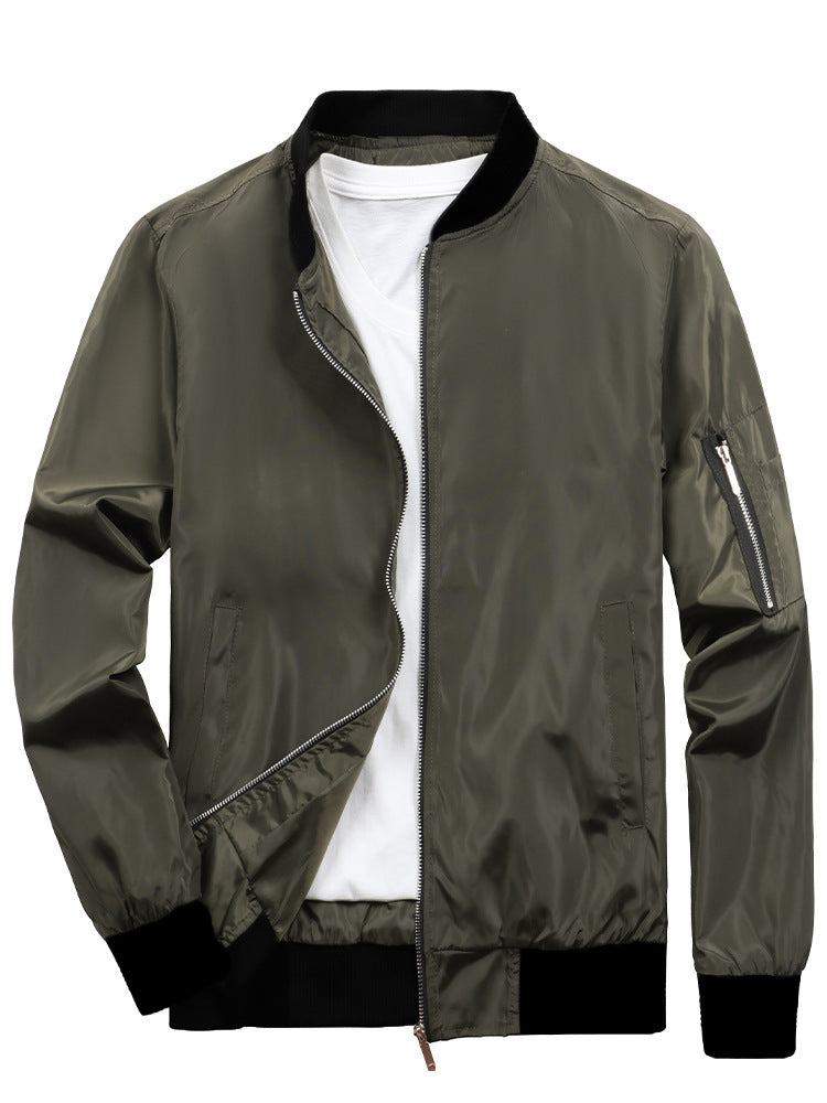 Veste bomber sportive pour hommes avec poches zippées pratiques Chic und Stil