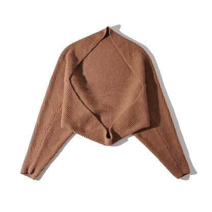 Dames élégante gilet en tricot à coupe ouverte et structure côtelée Chic und Stil