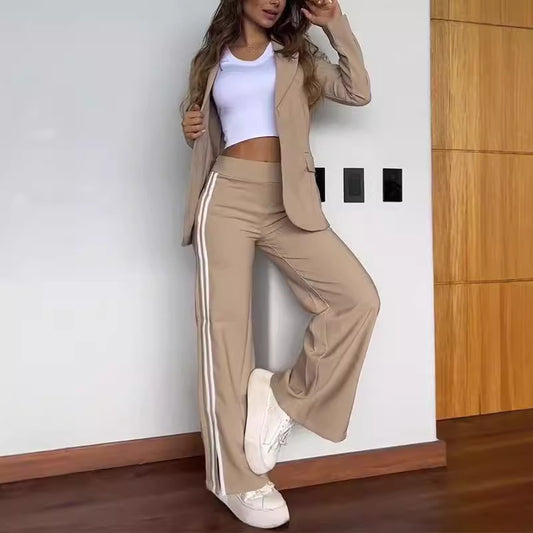 Chic and Style women's blazer and sport pants set