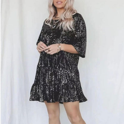 Robe de fête scintillante pour femmes Chic und Stil