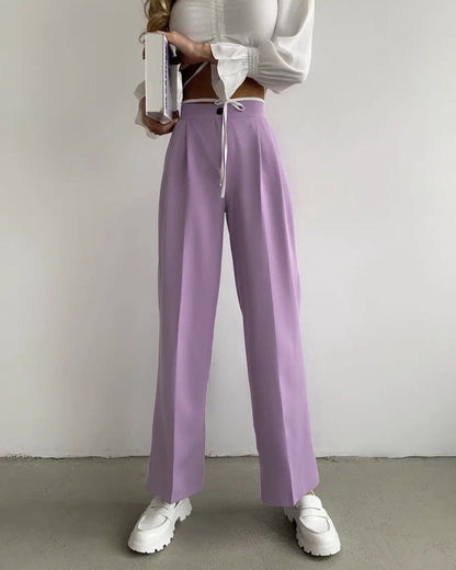 Wide Palazzo Pants for Women with an Elastic Waist and Convenient Pockets Chic and Style