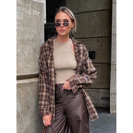 Chemise oversize à carreaux Chic und Stil