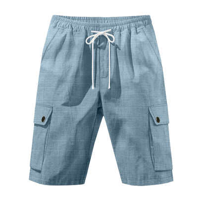 Shorts cargo décontractés pour hommes avec poches latérales respirantes Chic und Stil