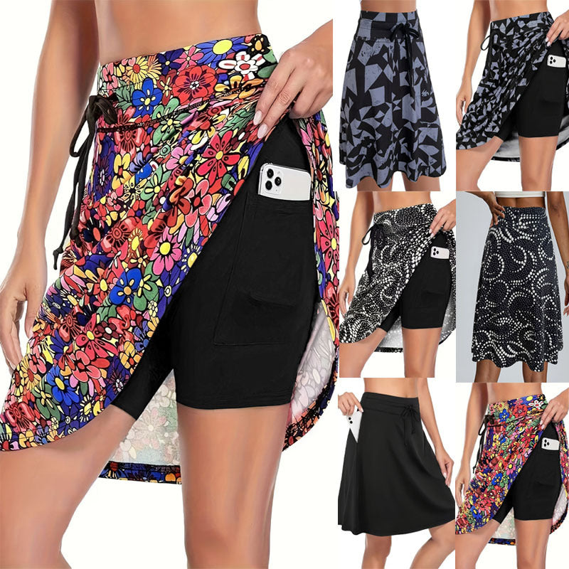 Jupe de sport pour femmes avec short de compression intégré Chic und Stil