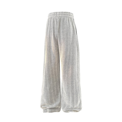 Fashion pants for women with a wide cut and elastic waistband Chic and Style