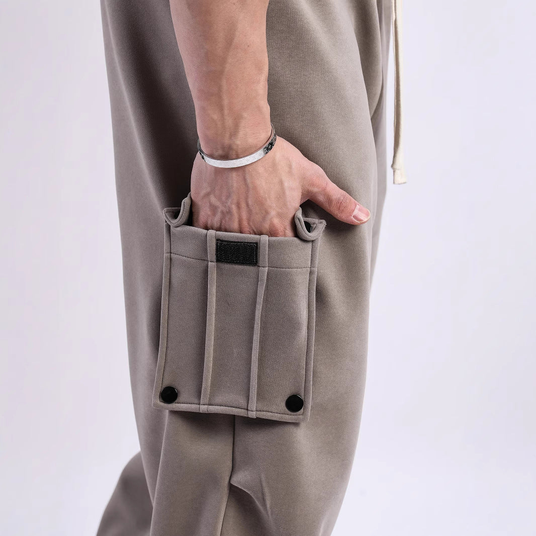 Cargo jogger pants for men with side pockets and elastic waistband Chic and Style