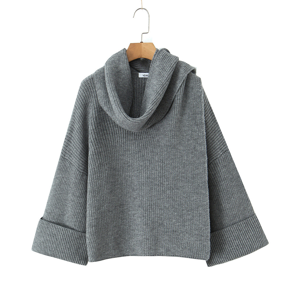 Pull à col roulé chic en grosse maille pour femmes Chic und Stil