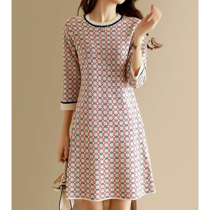 Robe décontractée à motifs pour femmes Chic und Stil