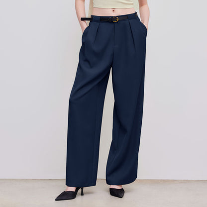 High-waisted palazzo pants for women with belt Chic and Style