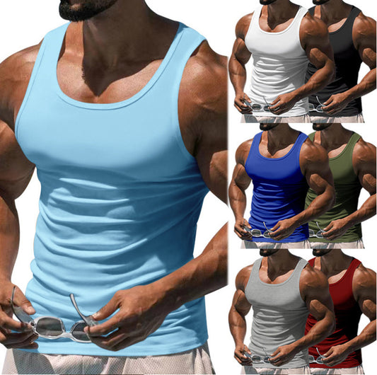 Hommes Débardeur de sport respirant à coupe ajustée Chic und Stil