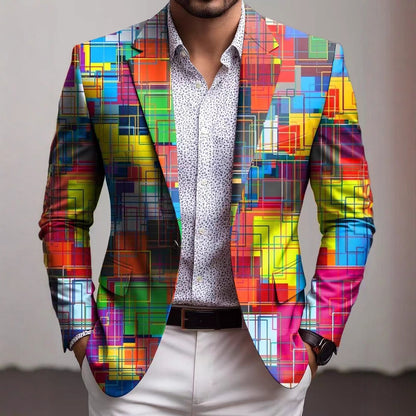 Creative blazer for men with chic pocket and style