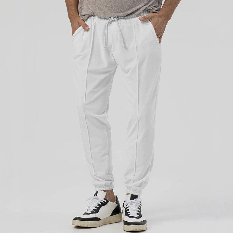 Casual pants for men with elastic waistband Chic and Style