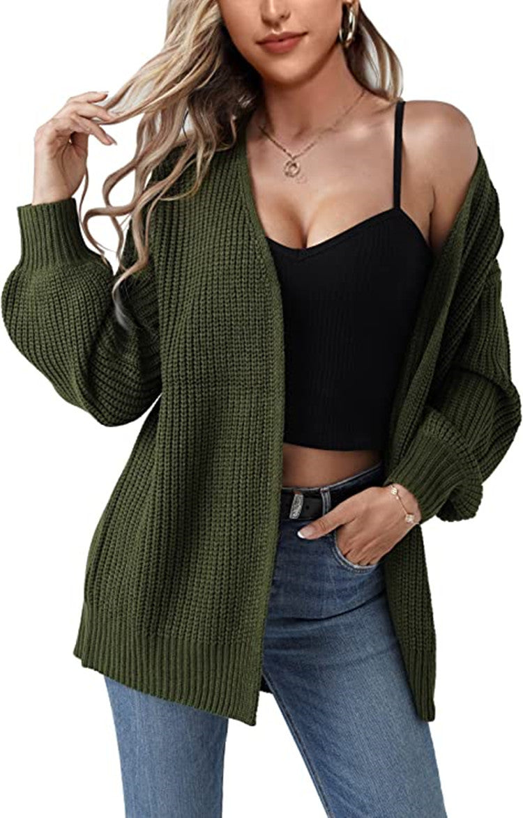 Cardigan en tricot pour femmes avec coupe oversized décontractée Chic und Stil