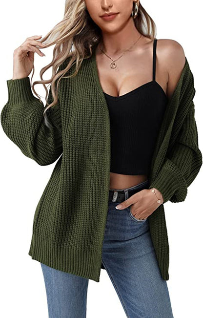Cardigan en tricot pour femmes avec coupe oversized décontractée Chic und Stil