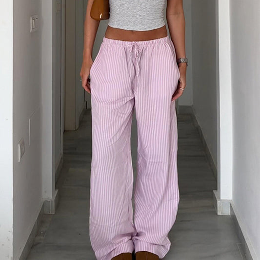 Lightweight pajama pants for women with elastic waistband and drawstring Chic und Stil