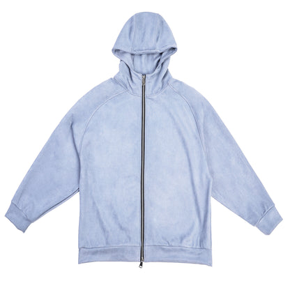 Dames Fleece-Hoodie avec une pratique fermeture éclair sur le devant et une coupe confortable Chic und Stil