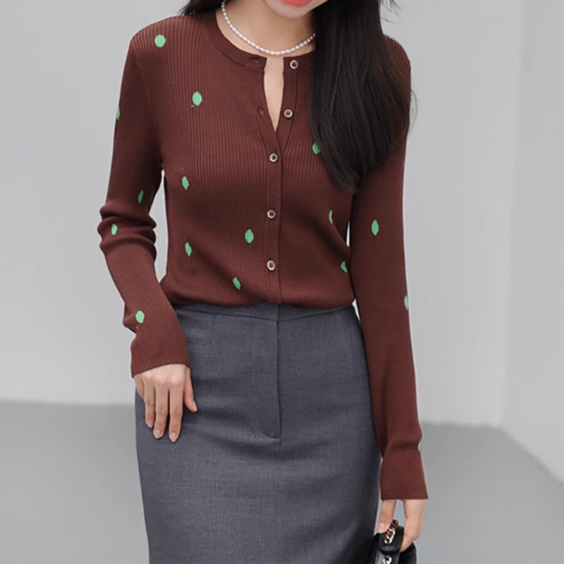Cardigan élégant à boutons pour femmes Chic und Stil