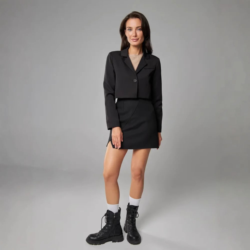 Dames élégant blazer avec jupe chic Chic und Stil