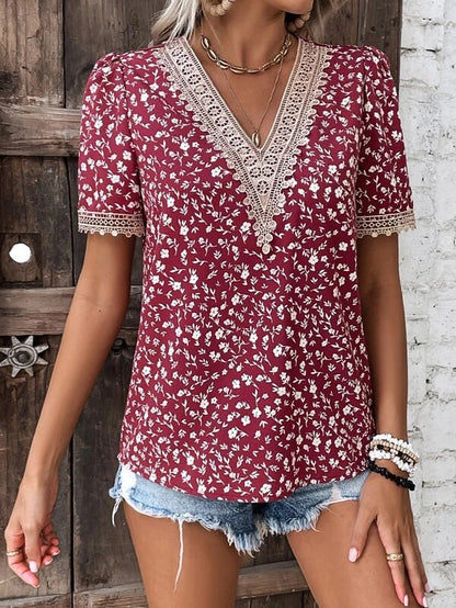 Dames blouson brodé de fleurs Chic und Stil