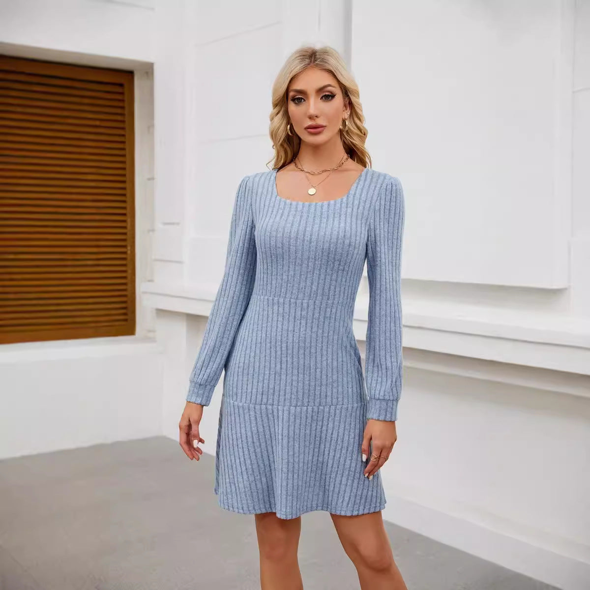Robe midi tricotée Chic und Stil