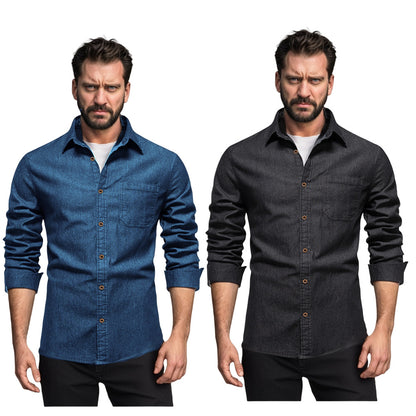 Chemise en jean pour hommes Chic und Stil