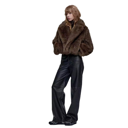 Dames élégante veste en fourrure Chic und Stil