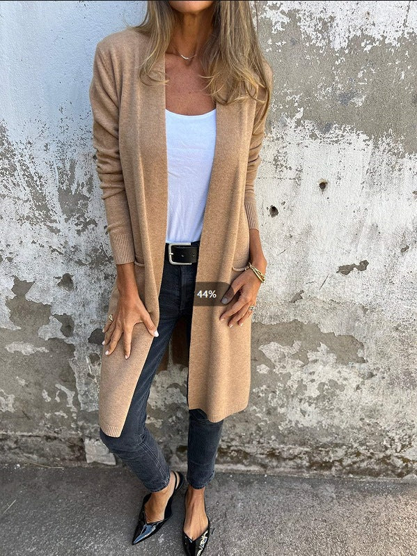 Dames élégant et confortable cardigan en tricot Chic und Stil