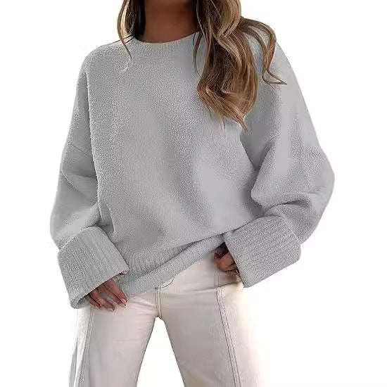 Femmes pull douillet Chic und Stil