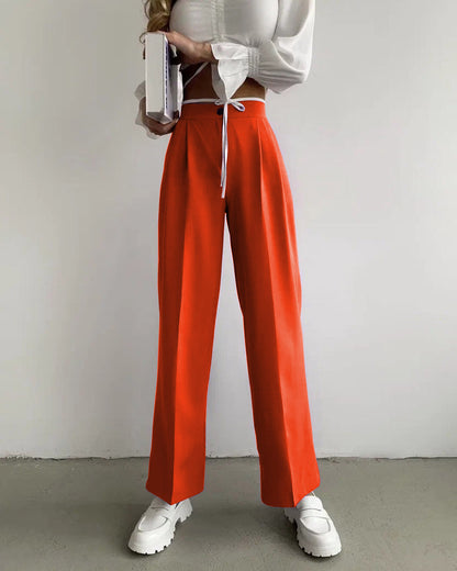 Wide Palazzo Pants for Women with an Elastic Waist and Convenient Pockets Chic and Style