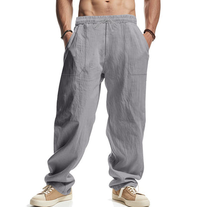 Pantalon de loisir léger pour hommes avec poches latérales pratiques Chic und Stil