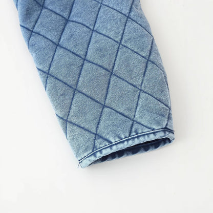 Dames doudoune avec taille ajustable et détails décoratifs Chic und Stil