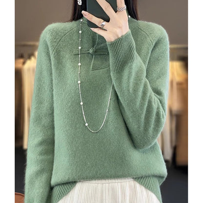 Pull femme en tricot confortable Chic und Stil 1750847044