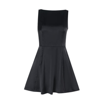 Robe Fit-and-Flare en satin pour dames Chic und Stil