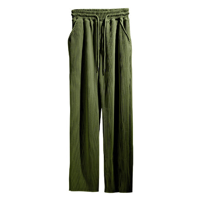 Ladies High Quality Chic Pleated Pants