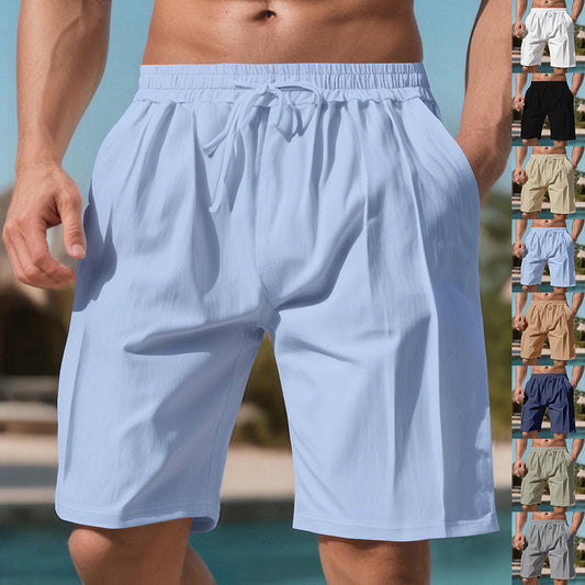 Shorts de loisirs pour hommes en matériau léger et respirant avec une taille élastique Chic und Stil