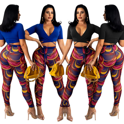 Leggings Fashion Hauts pour Femmes Chic und Stil