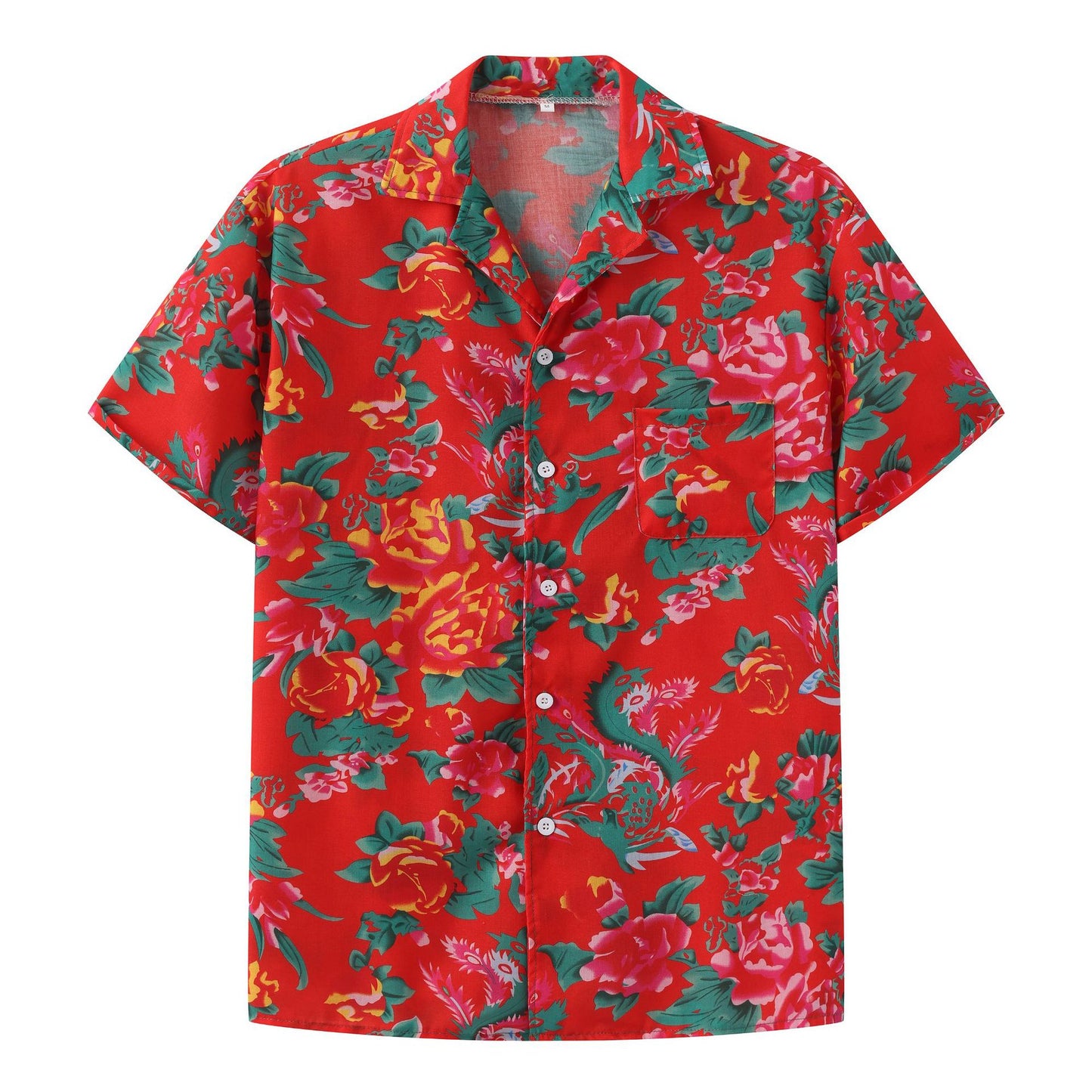 Ensemble d'été pour femmes avec chemise à manches courtes florale et shorts Chic und Stil