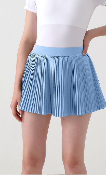 Jupe mini plissée pour femmes avec taille élastique et tissu léger Chic und Stil