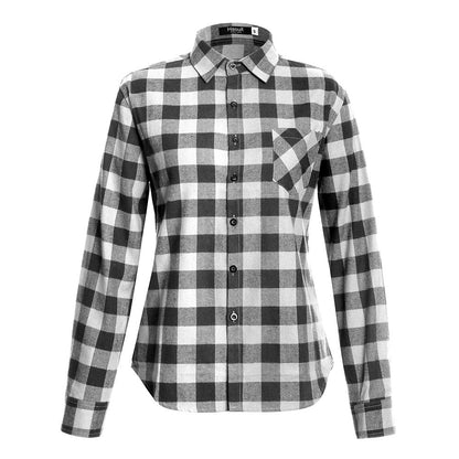 Chemise de carrière pour femme en mélange de coton de haute qualité Chic und Stil